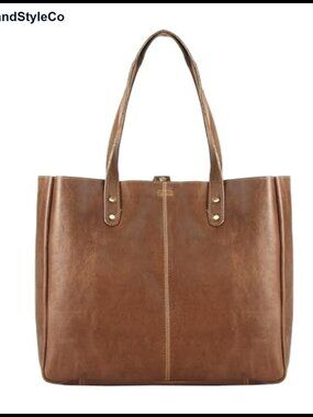 Full Grain Leather Tote Bag Women Purse Satchel Travel Shopping Handbag Medium
